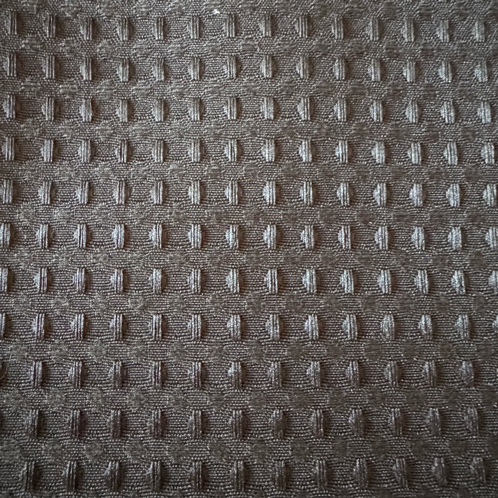 Black Textured Shower Curtain with Black Grommets Hooks (Never Used) - Picture 5 of 6